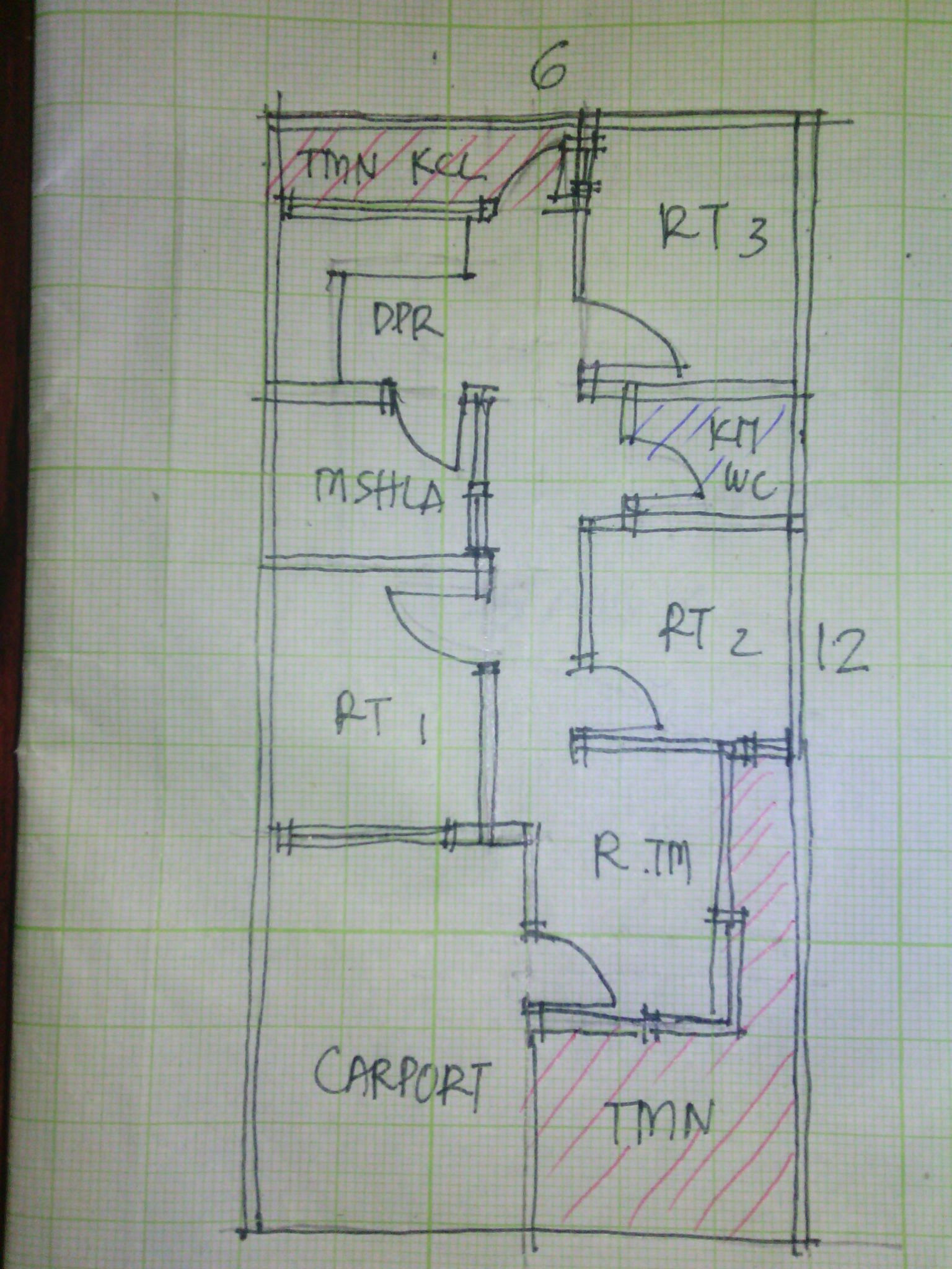 Kumpulan Desain Rumah Minimalis 6x12 3 Kamar 3d Kumpulan Desain Rumah