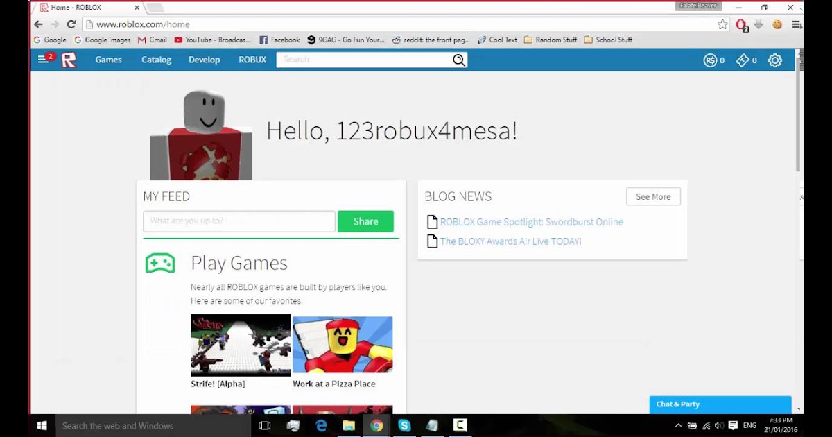 How to get free ROBUX and TIX on ROBLOX *WORKING UNPATCHED* 2016 ... - 