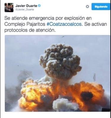 TWEET-DUARTE-EXPLOSIOìN