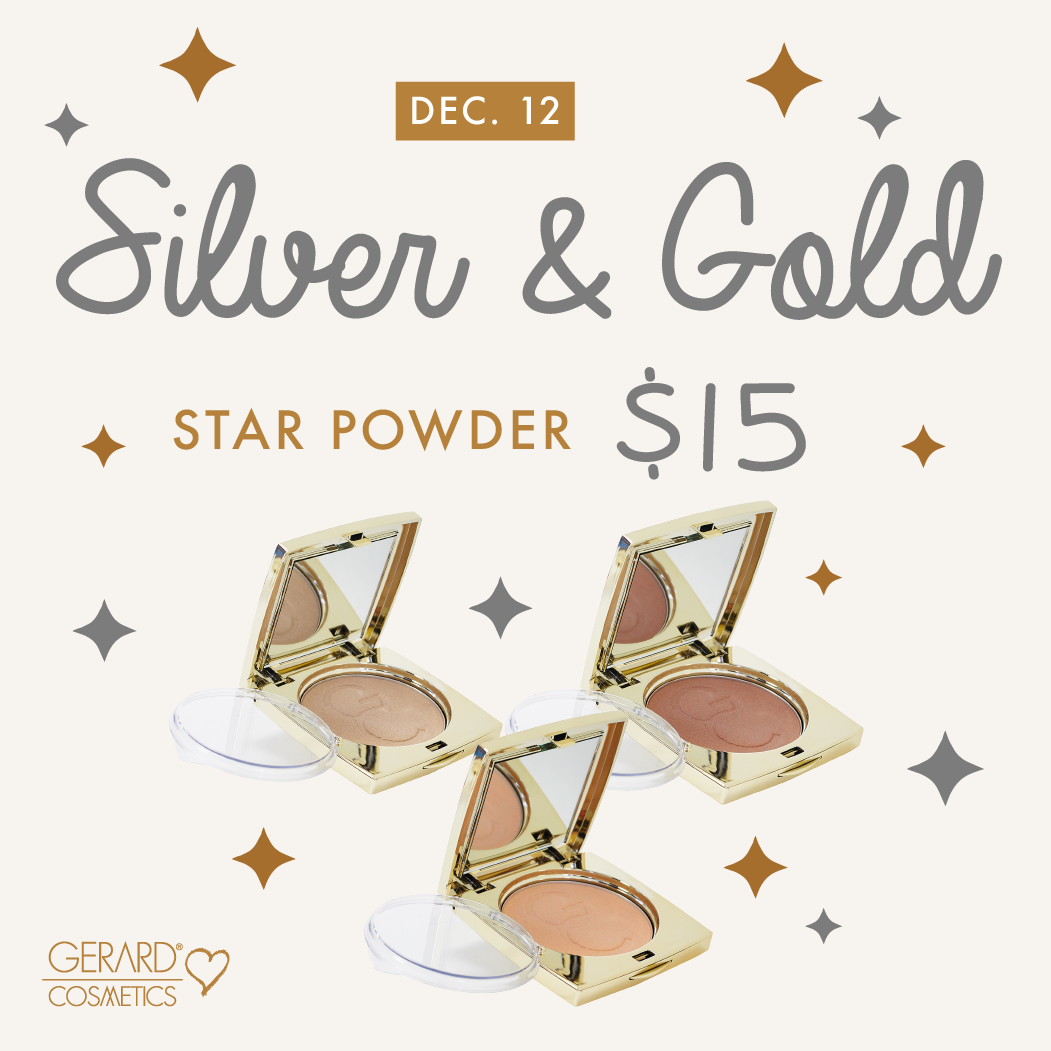 Silver & Gold Star Powder $15