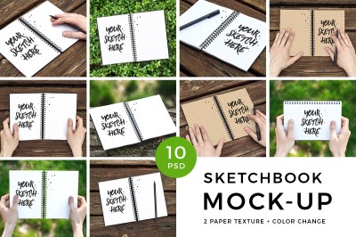Download Sketchbook PSD Mockup PSD Mockup Template - Download our free mockups! Mockups Design is a site ...