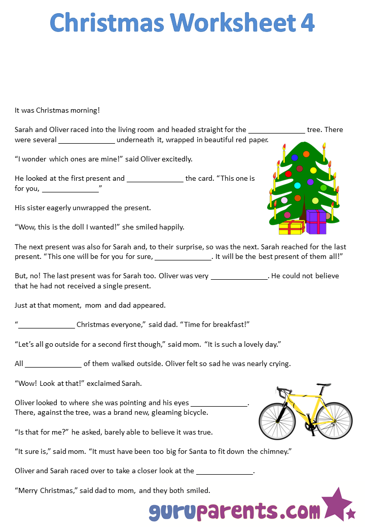 There is a christmas worksheets for each letter from a to z. Christmas Worksheets Guruparents