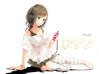 √70以上 イヤホン かっこいい女の子 イラスト 570789