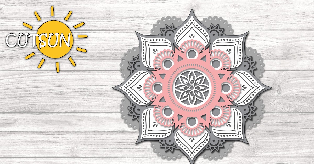 Download Multi Layered Mandala Layered Name Svg - Layered SVG Cut File