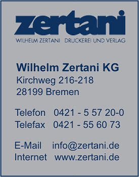 Rts scholz gmbh findest du am standort bayernstr. Zertani Kg Wilhelm In Bremen Branche N Druckereien