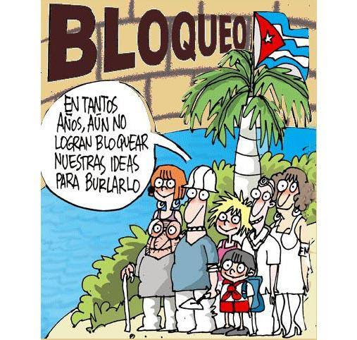 no al bloqueo cuba