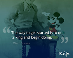 Walt Disney quote about getting started