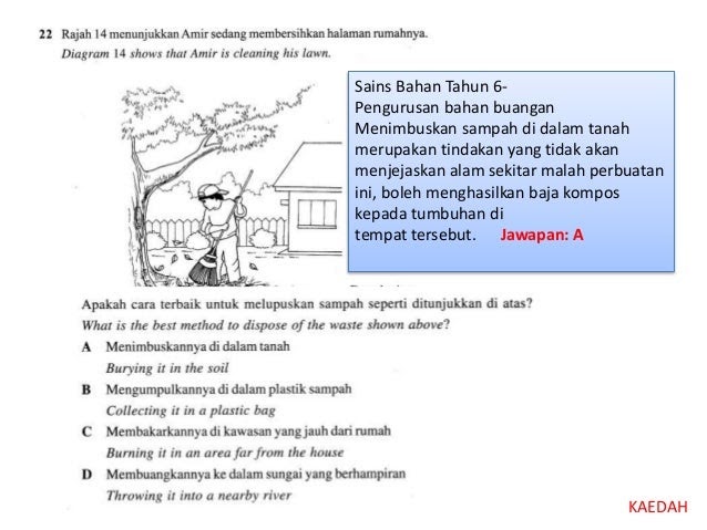 Soalan Sains Tahun 4 Planet - Terengganu v