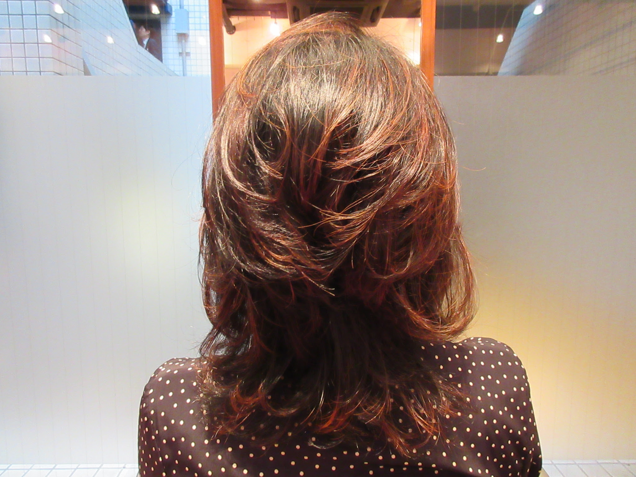 ラブリー 50 代 髪型 セミロング ヘアスタイルギャラリー