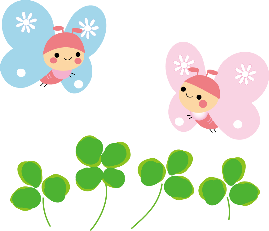美しい花の画像 トップ100 ちょうちょ イラスト かわいい