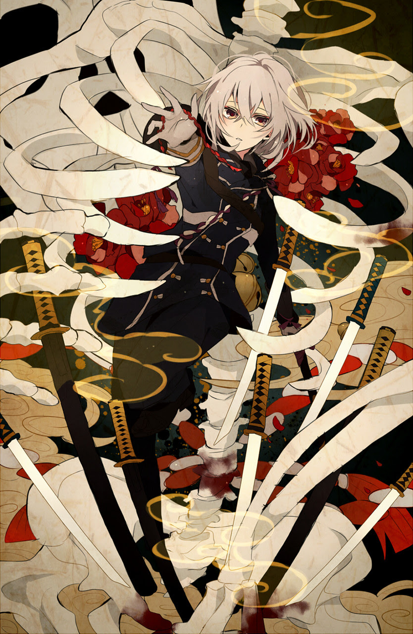 かっこいい 刀剣 乱舞 戦闘 イラスト ただの無料イラスト