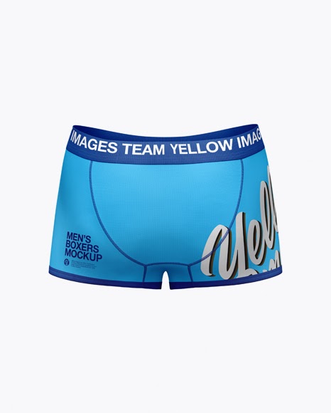 Download Men's Boxer Briefs Mockup - Back View | Mockup Design O Que É