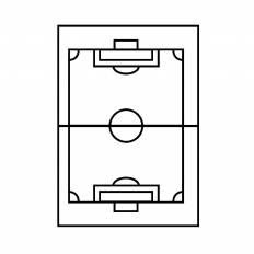 動物の画像について 75 イラスト サッカーコート