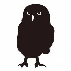 すべての動物の画像 フクロウ イラスト シルエット フリー