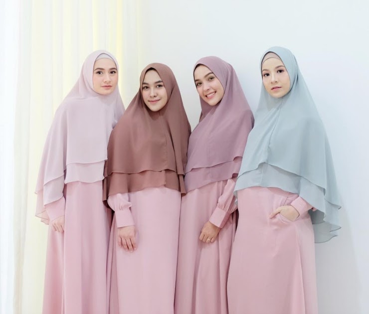 Ide 74 Warna  Jilbab  Yang Cocok Untuk  Baju  Warna  Ungu  Terong