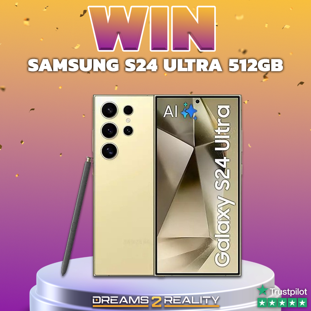 Image of Win a Samsung S24 Ultra 512GB Titanium Yellow