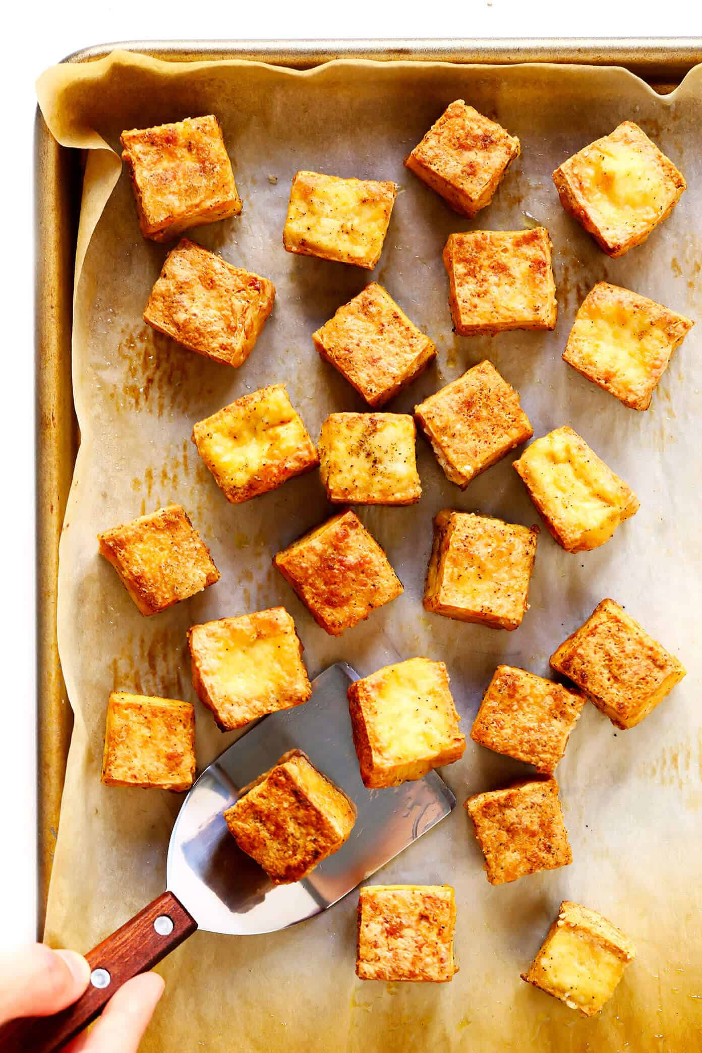 Tokwa and tuna is an appetizer dish composed of fried extra firm tofu and grilled ahi tuna. How To Make Baked Tofu Gimme Some Oven
