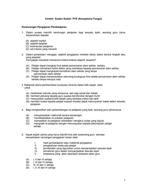 Contoh Soalan Objektif Komunikasi - Contoh Akar