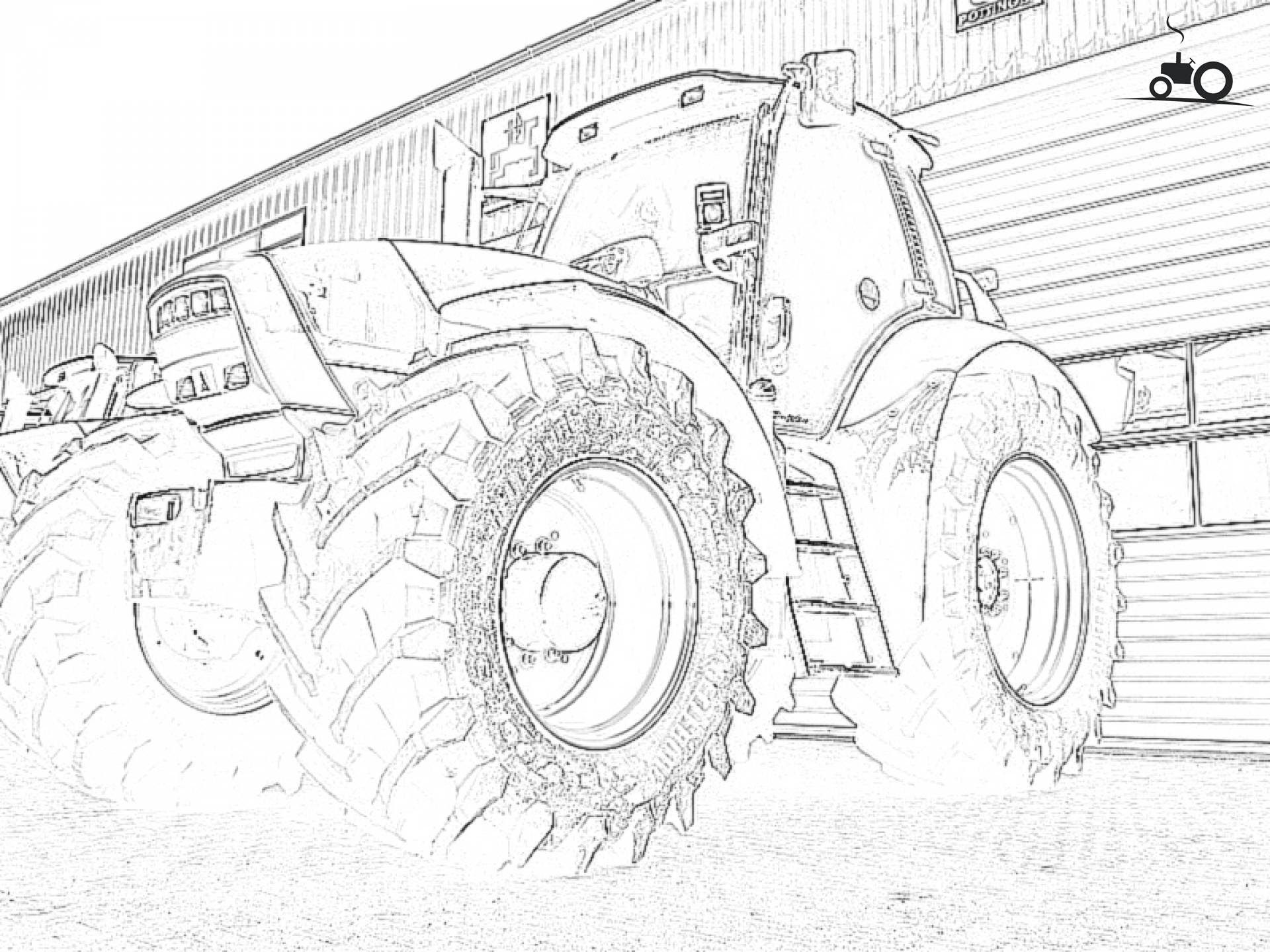 Warnae08 Kleurplaat Tractor Fendt 1050