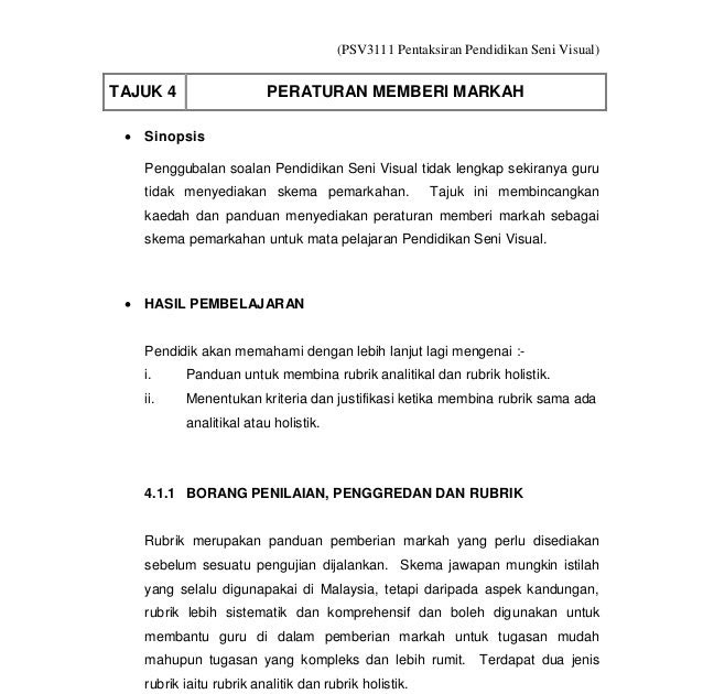 Soalan Dan Jawapan Seni Visual Stpm Penggal 1 - Kuora 5