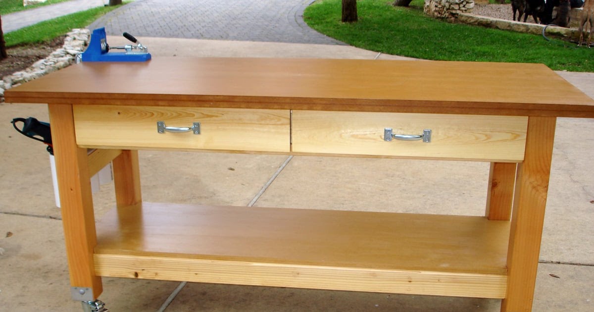 Project Me: Access Workbench plans 4x4 legs