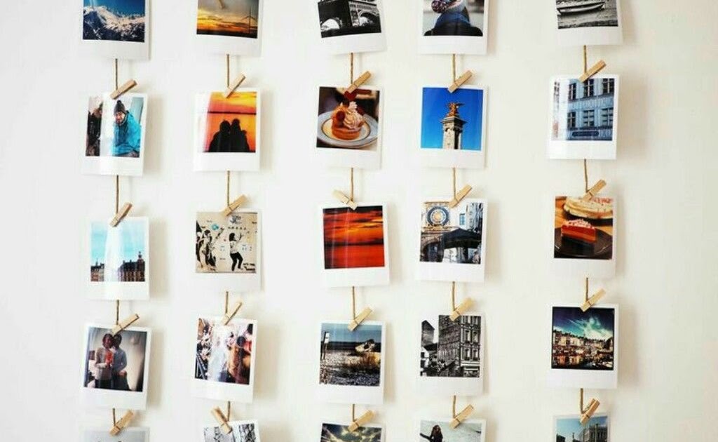 52 Hiasan Dinding  Kamar  Dengan Foto  Polaroid Konsep Terkini 