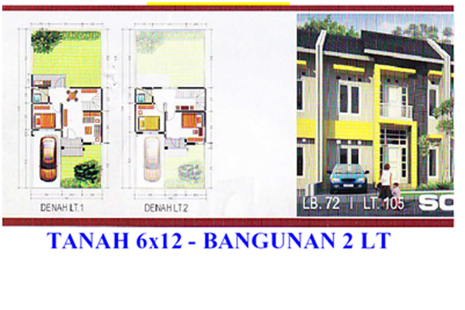 69 Desain Rumah Minimalis Ukuran 6x12 Desain Rumah Minimalis Terbaru