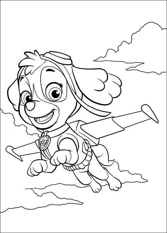 Paw patrol ausmalbilder kostenlos malvorlagen windowcolor zum drucken. Paw Patro 6 Malvorlagen Gratis