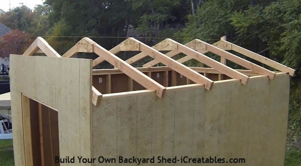 beware of shed rafters 2x4 dans