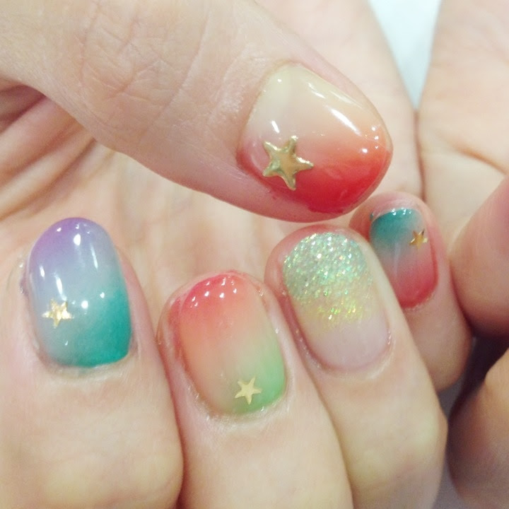 夏 ネイル シンプル かわいい ネイルアート最高の画像