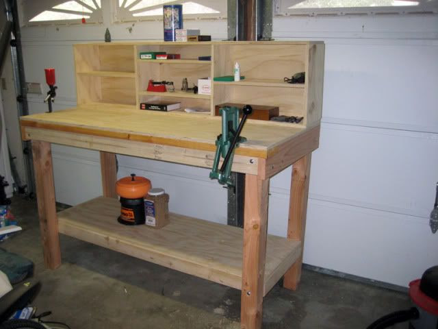 working projcet: detail reloading workbench plans