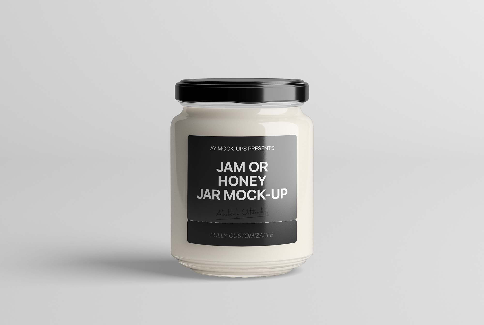 Download Free Jam Jar Mockup Psd