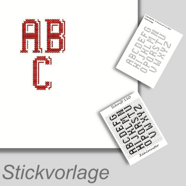 Schreiben sie ihren eigenen text und drucken. Buchstaben Sticken Zahlmuster Alphabet Kreuzstich Vorlage