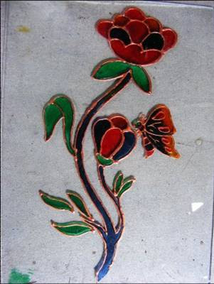 contoh motif batik flora  dan  fauna 
