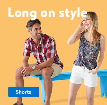 Long on style with shorts