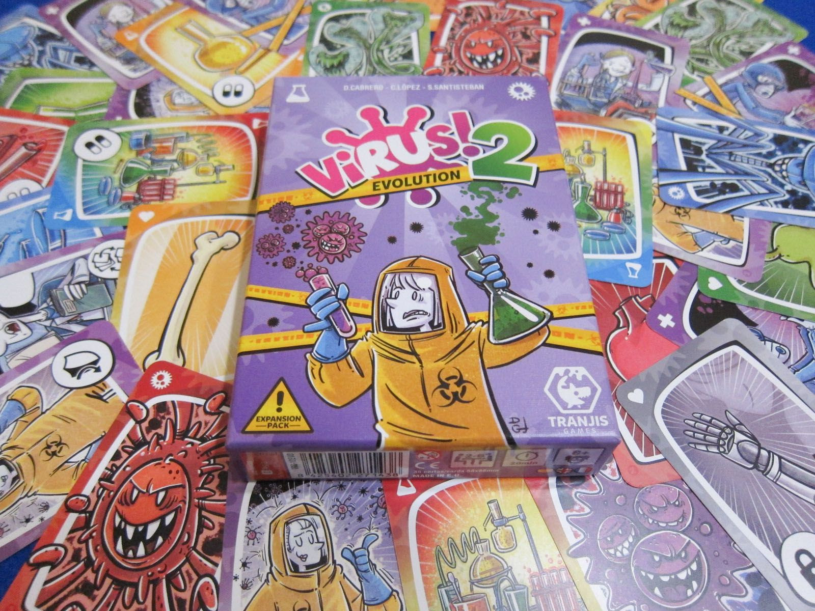 Descubrí la mejor forma de comprar online. Juegos Virus 2 Evolution Expansion Juego De Cartas Tranjis Games De 2 A 6 Jugadores Sozd