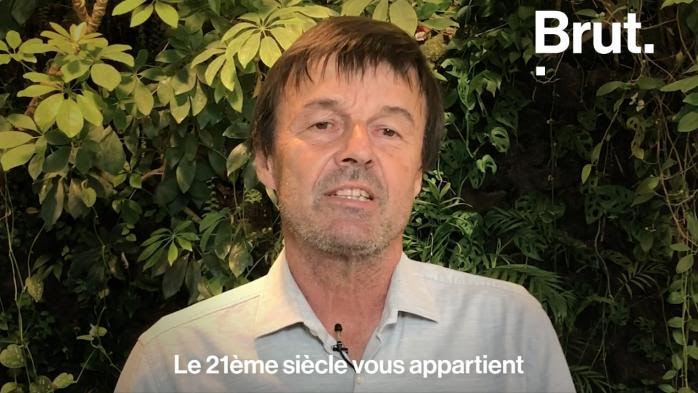 VIDEO. "Réconcilions-nous avec la nature" : Le message de Nicolas Hulot à la jeunesse