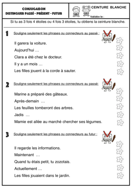 Le passé composé est un temps composé, c'est à dire qu'il se compose d'un auxiliaire et d'un participe passé (sans oublié le pronom personnel bien entendu). Conjugaison Ce1 Des Ateliers Dans La Classe