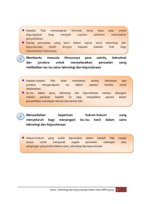 Peranan sains, teknologi & kejuruteraan islam dalam memelihara harta. Bab 5 Mpu 23052
