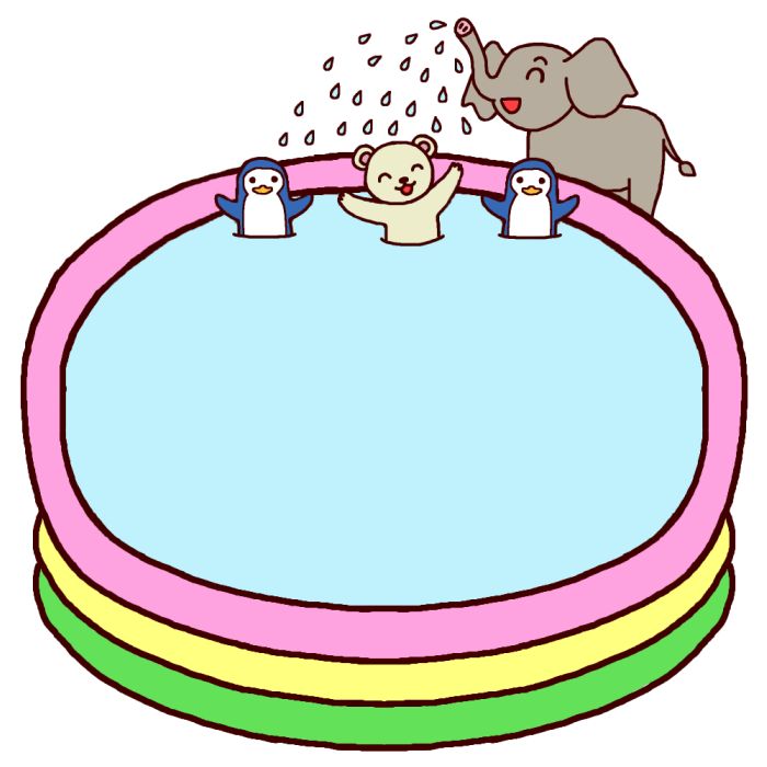 70以上 プール の イラスト Saikonoinnomuryogazo
