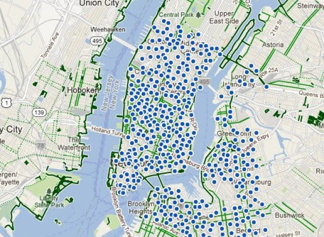 citi bike new york map Campus Map Citi Bike Nyc Map