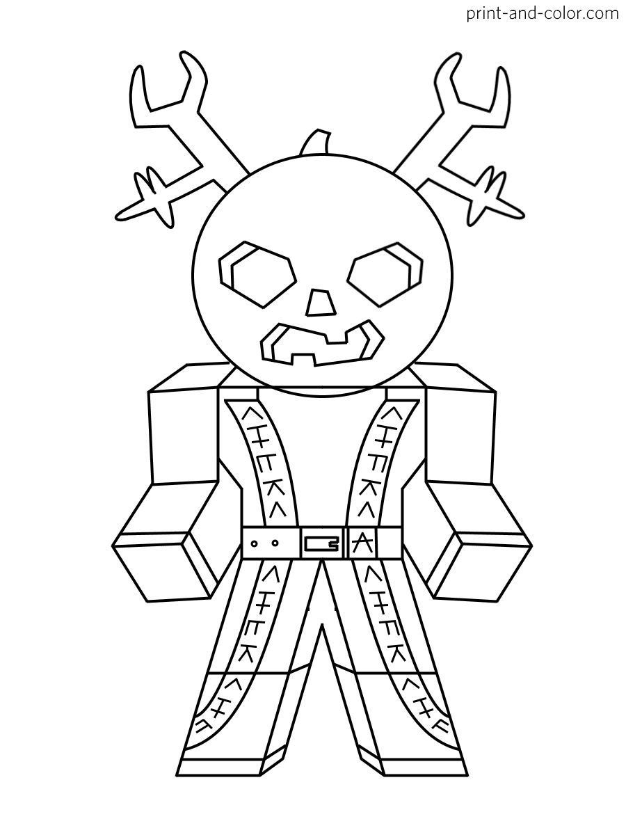 Denis Daily Roblox Character Coloring Page Slg 2020 - how to draw roblox characters pictures