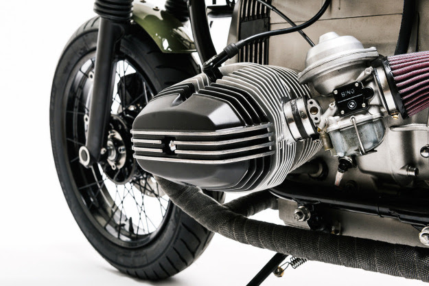 Custom BMW R80 monolever built by Urban Motor of Berlin.