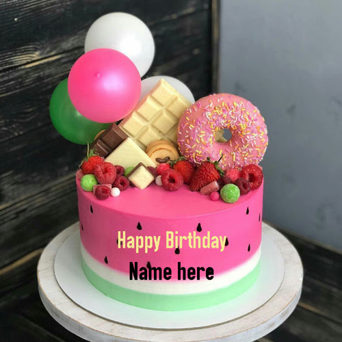 Name Edit Happy Birthday Cake For Sister With Name Animaltree