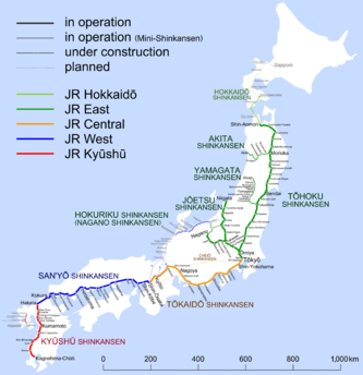 It is operated from tokyo and speeds off to major. Japan Jr Network Jr Network In Japan