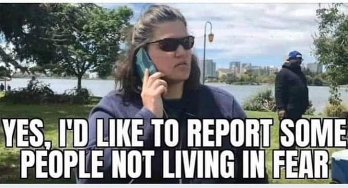 woman on phone calling police