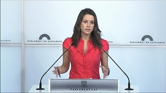 Inés Arrimadas, cap de l'oposició al Parlament de Catalunya