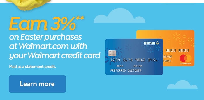 **Subject to credit approval. See Walmart.com/credit for terms & conditions.