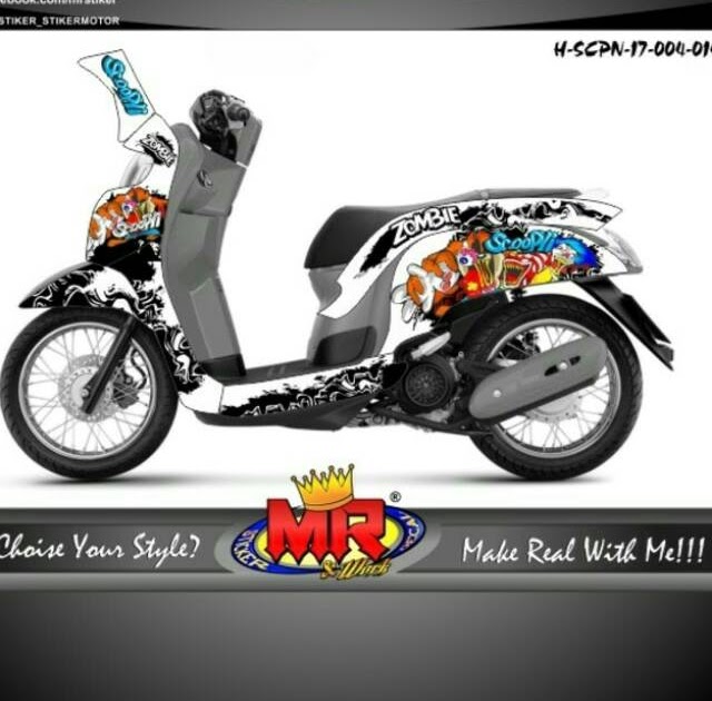  Stiker  Keren Untuk  Motor Gambar Gambar Stiker 