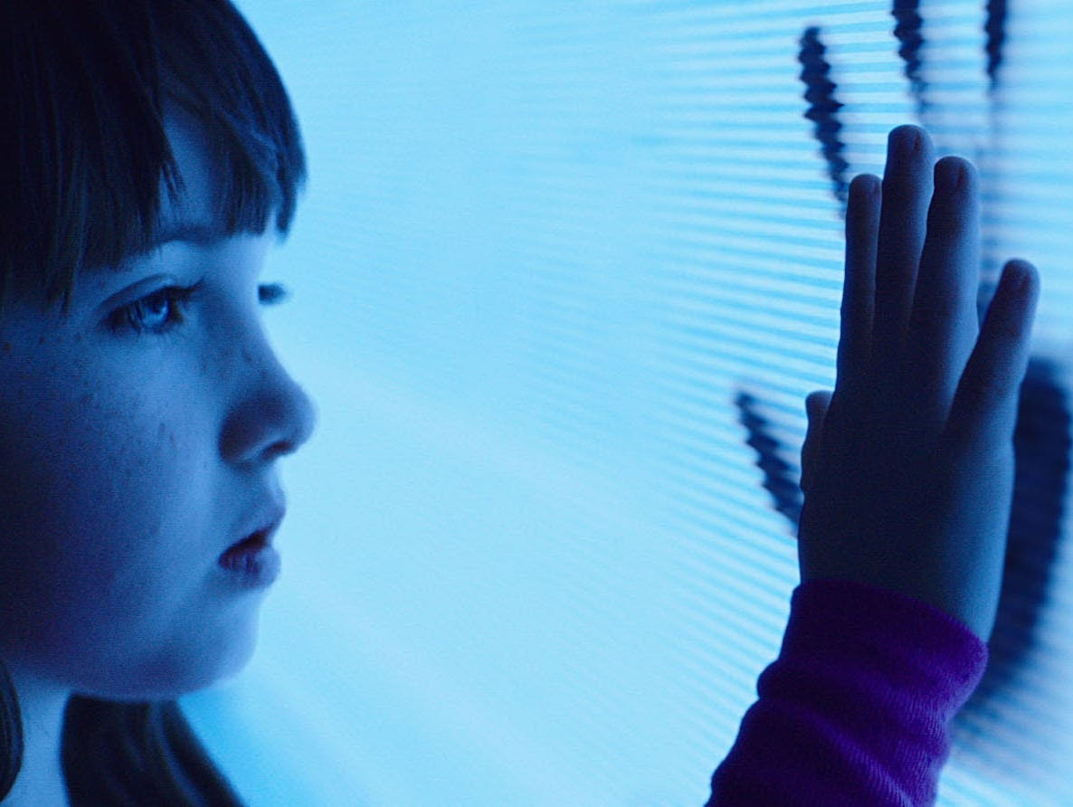 They're back! An exclusive first look of 'Poltergeist,' rebooted for 2015 after the 1982 original rocked horror. Madison Bowen (Kennedi Clements) reaches out to apparitions that have invaded her family’s home.